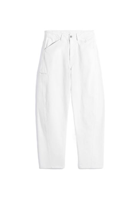 twisted workwear pants unisex white LEMAIRE | PA1102 LD1070WH086